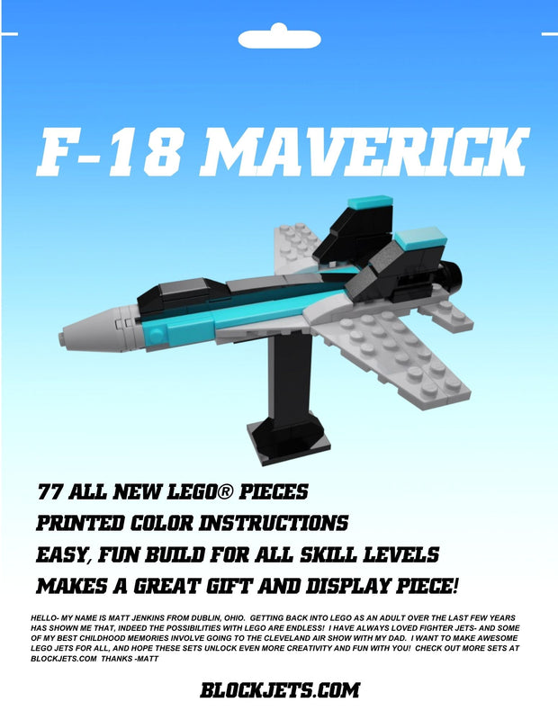 Mini F-18 Maverick Custom Set – BLOCK Jets