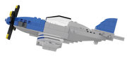 P-51 Blue Mustang Custom Set
