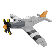P-51 Orange Mustang Custom Set