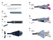 Mini F-16 USAF Thunderbirds Custom Set
